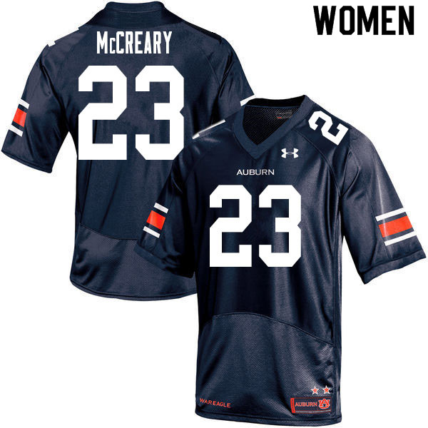 Women's Auburn Tigers #23 Roger McCreary Navy 2020 College Stitched Football Jersey